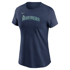 Cal Raleigh Seattle Mariners Women's Cooperstown Collection Fuse Name & Number T-Shirt Navy | Nike