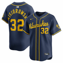 Jacob Misiorowski Milwaukee Brewers Alternate Limited Jersey - Navy
