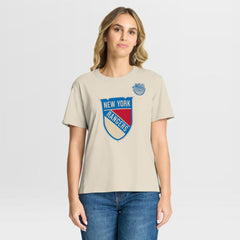 New York Rangers Fanatics Women's 2026 NHL Winter Classic T-Shirt Cream