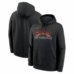 San Francisco Giants Alternate Club Fleece Hoodie Black | Nike