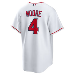 Christian Moore Los Angeles Angels Home Replica Jersey - White