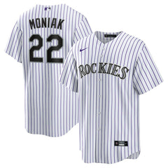 Mickey Moniak Colorado Rockies Home Replica Jersey White | Nike