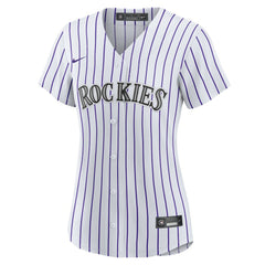 Tyler Freeman Colorado Rockies Women's Home Replica Jersey White | Nike