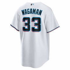Eric Wagaman Miami Marlins Home Replica Jersey - White