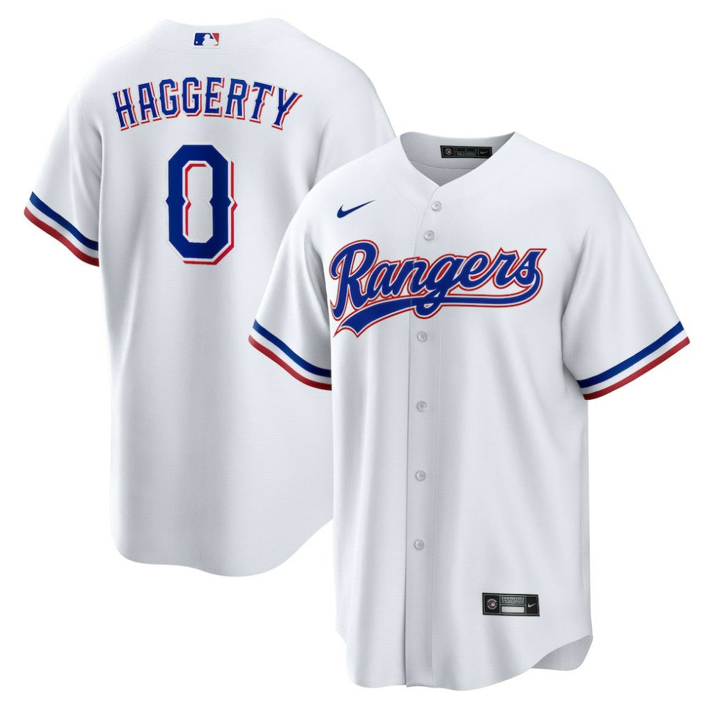 Sam Haggerty Texas Rangers Home Replica Jersey - White