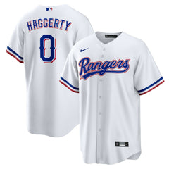 Sam Haggerty Texas Rangers Home Replica Jersey - White