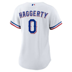 Sam Haggerty Texas Rangers Women's Home Replica Jersey White | Nike