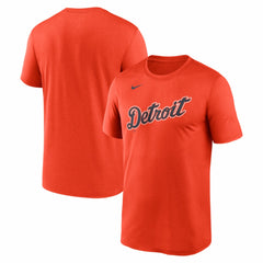 Detroit Tigers New Legend Wordmark Dri-FIT T-Shirt Orange | Nike