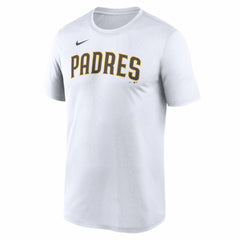 San Diego Padres New Legend Wordmark Dri-FIT T-Shirt White | Nike