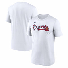 Atlanta Braves New Legend Wordmark Dri-FIT T-Shirt White | Nike