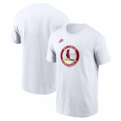 St. Louis Cardinals Cooperstown Collection Logo T-Shirt White | Nike
