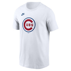 Chicago Cubs Cooperstown Collection Logo T-Shirt White | Nike