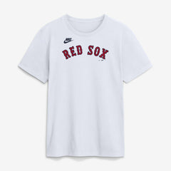 Boston Red Sox Cooperstown Collection Wordmark T-Shirt White | Nike