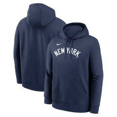 New York Yankees Dri-Fit Club Hoodie Navy | Nike