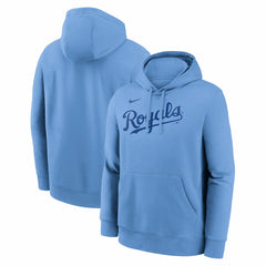 Kansas City Royals Dri-Fit Club Hoodie Light Blue | Nike