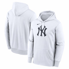 New York Yankees Logo Club Hoodie White | Nike