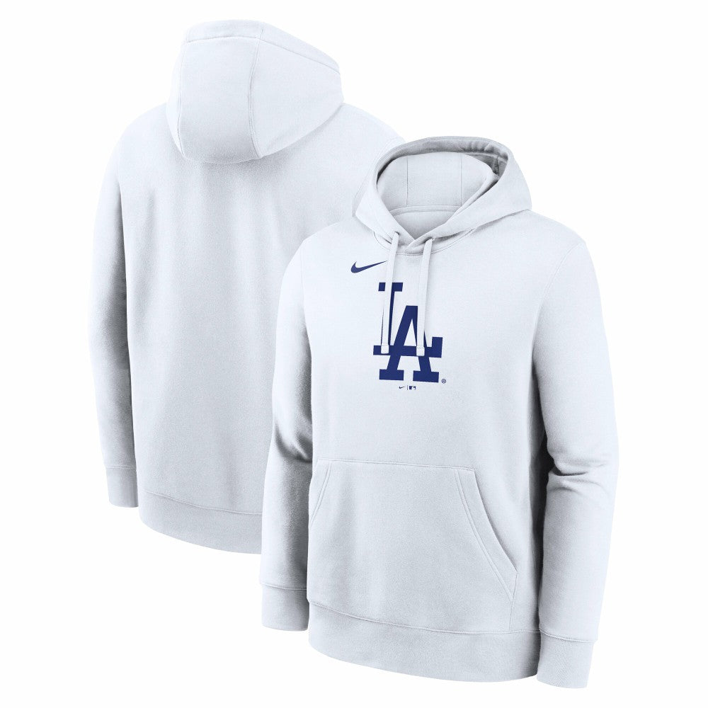 Los Angeles Dodgers Logo Club Hoodie White | Nike