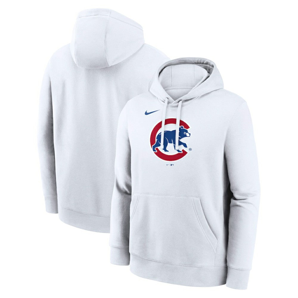 Chicago Cubs Logo Club Hoodie White | Nike