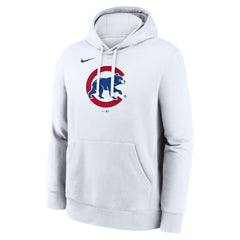 Chicago Cubs Logo Club Hoodie White | Nike