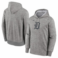 Detroit Tigers Primary Logo Therma Hoodie Heather Gray | Nike