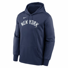 New York Yankees Primary Wordmark Therma Hoodie Navy | Nike