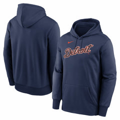 Detroit Tigers Primary Wordmark Therma Hoodie Navy | Nike