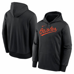 Baltimore Orioles Primary Wordmark Therma Hoodie Black | Nike