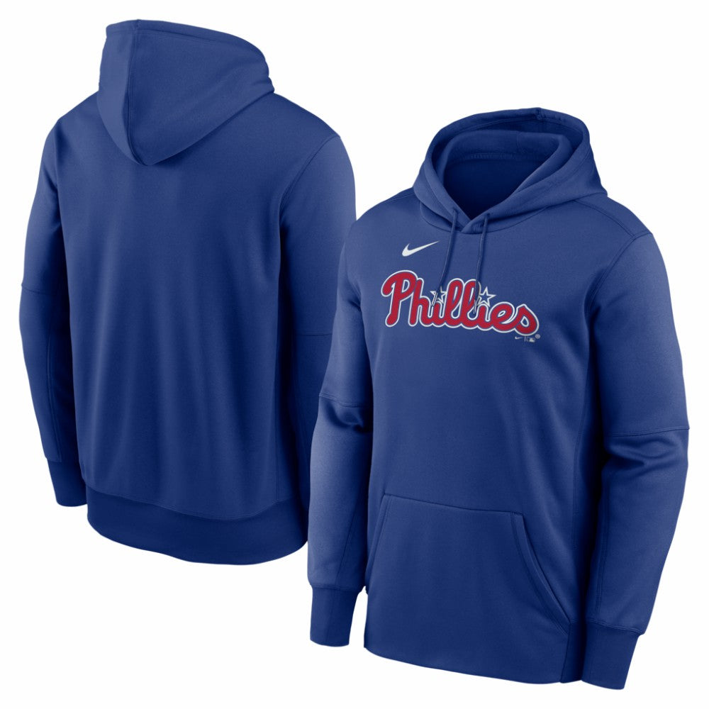 Philadelphia Phillies Primary Wordmark Therma Hoodie Royal | Nike