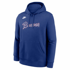 Atlanta Braves Cooperstown Collection Wordmark Club Hoodie Royal | Nike