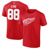 Patrick Kane Detroit Red Wings Fanatics Authentic Stack Name & Number T-Shirt Red