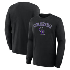 Colorado Rockies Lock-Up Legacy Long Sleeve T-Shirt Black
