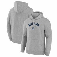 New York Yankees Lock-Up Legacy Hoodie Heather Gray