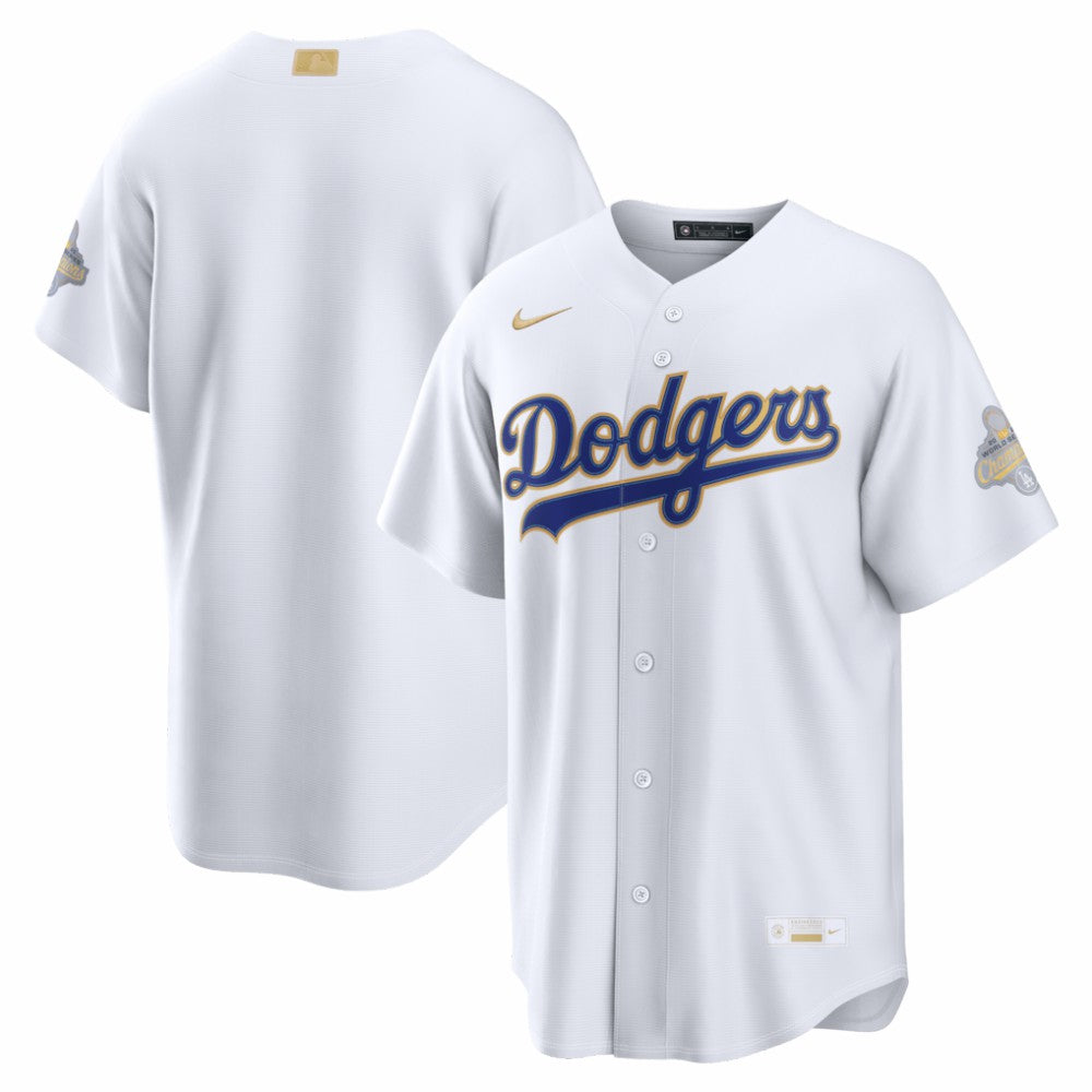 Los Angeles Dodgers 2026 Gold Collection Stadium Jersey - White