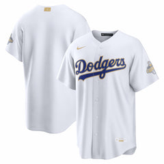 Los Angeles Dodgers 2026 Gold Collection Stadium Jersey - White