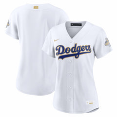 Los Angeles Dodgers Women's 2026 Gold Collection Stadium Jersey White | Nike