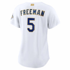 Freddie Freeman Los Angeles Dodgers Women's 2026 Gold Collection Stadium Jersey White | Nike