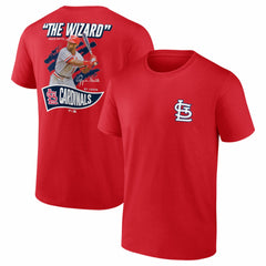Ozzie Smith St. Louis Cardinals Retired Player Nickname Name & Number T-Shirt Red
