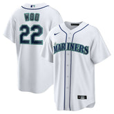 Bryan Woo Seattle Mariners Home Replica Jersey - White