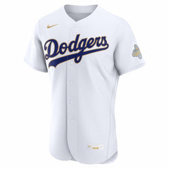 Los Angeles Dodgers 2026 Gold Collection Authentic Jersey - White