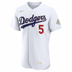 Freddie Freeman Los Angeles Dodgers 2026 Gold Collection Authentic Jersey - White