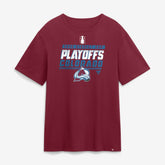 Colorado Avalanche Fanatics 2026 Stanley Cup Playoffs T-Shirt Garnet