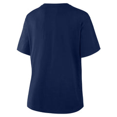 Milwaukee Brewers Women's Lockup Legacy T-Shirt Navy