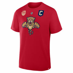 Aleksander Barkov Florida Panthers Fanatics 2026 NHL Winter Classic Authentic Stack Name & Number T-Shirt Red