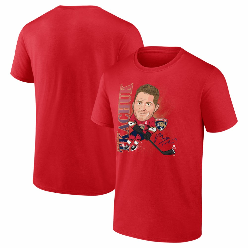 Matthew Tkachuk Florida Panthers Fanatics Caricature Player T-Shirt Red