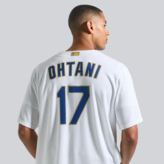 Shohei Ohtani Los Angeles Dodgers 2026 Gold Collection Stadium Jersey - White