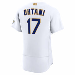 Shohei Ohtani Los Angeles Dodgers 2026 Gold Collection Authentic Jersey White | Nike