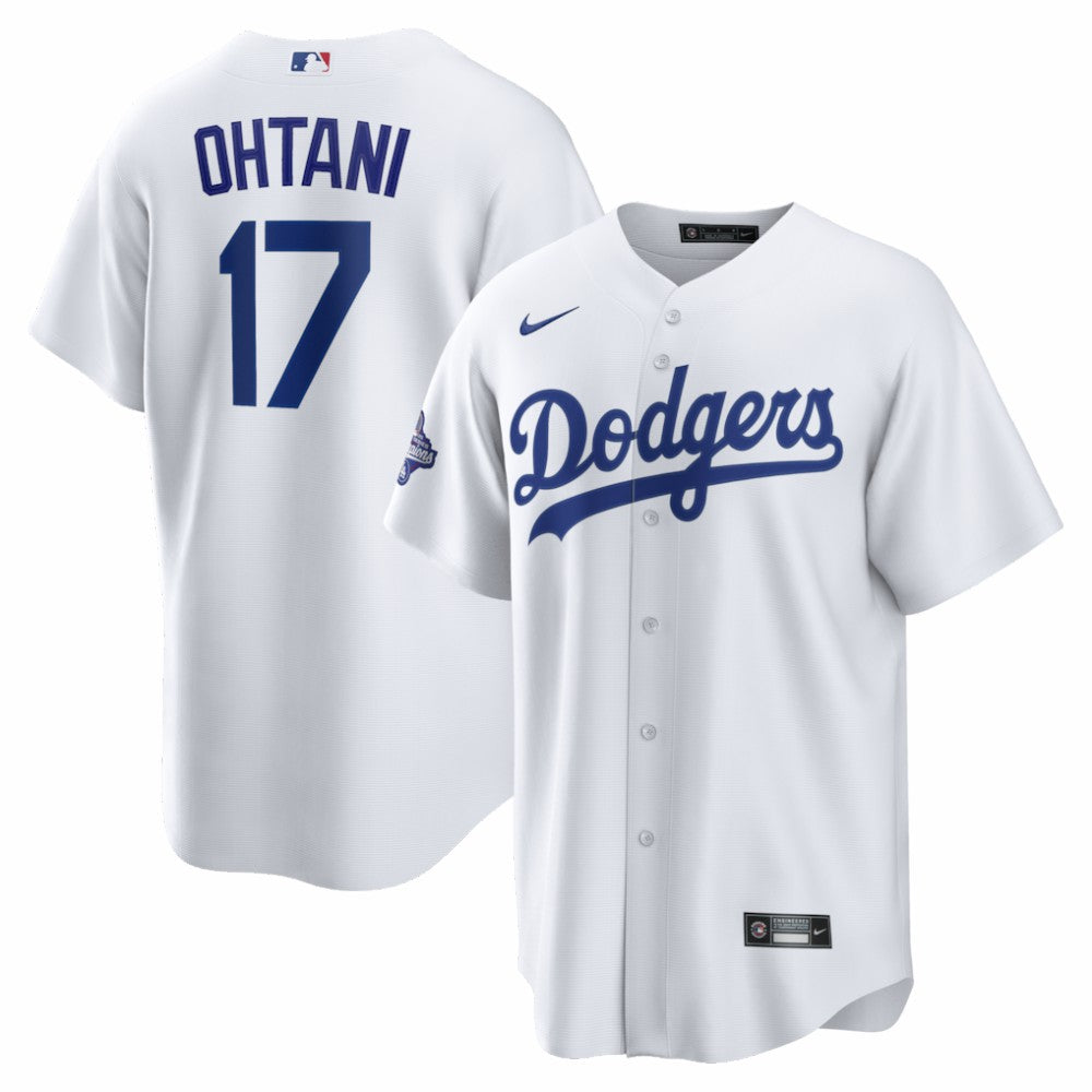 Shohei Ohtani Los Angeles Dodgers 2025 World Series Champions Home Replica Jersey - White