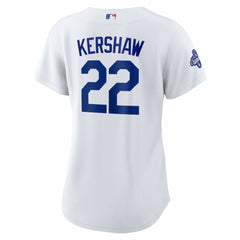 Clayton Kershaw Los Angeles Dodgers Women's Home 2025 World Series Champions Replica Jersey - White