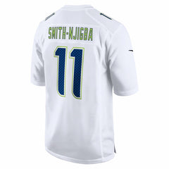 Jaxon Smith-Njigba Seattle Seahawks Super Bowl LX Patch Tundra Fashion Game Jersey - White