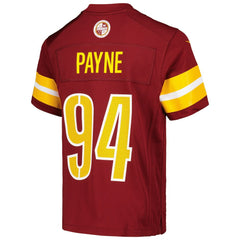 Daron Payne Washington Commanders Youth Game Jersey - Burgundy